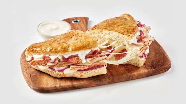 Chicken Bacon Ranch Calzone