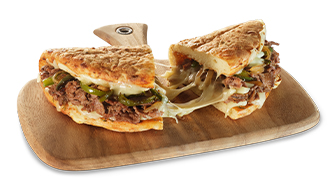 Philly Cheesesteak Calzone